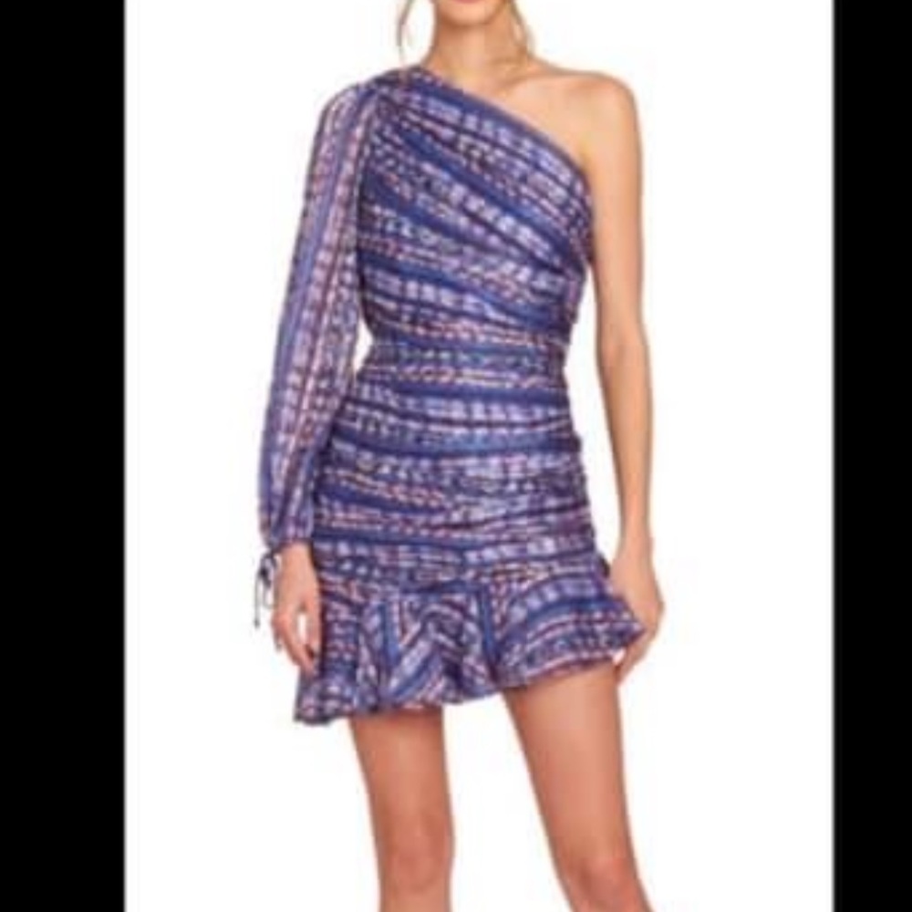 Amanda uprichard mini one shoulder dress